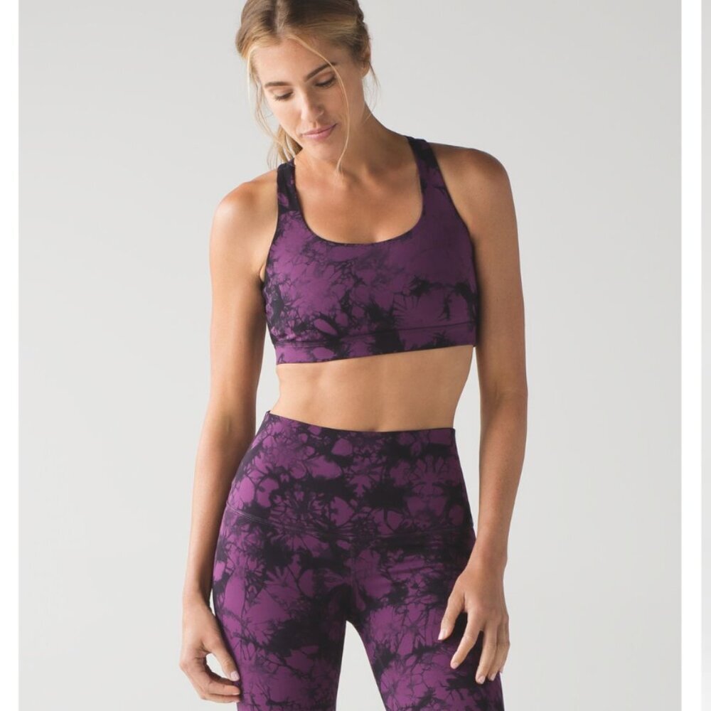 Lululemon‎ Energy Bra  Shibori size 4